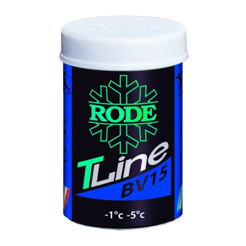 твёрдая мазь Rode Tline BV15 -1°C...-5°C, 45г твёрдая мазь Rode Tline BV15 -1°C...-5°C, 45г